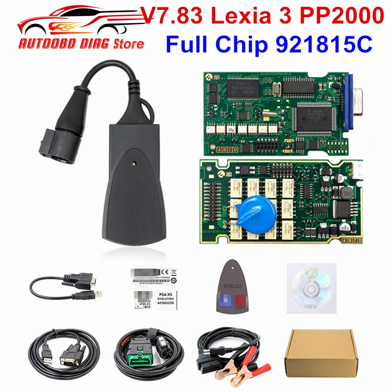 

Newest Diagbox V7.83 Lexia 3 PP2000 Full Chip Lexia3 Firmware 921815C OBD2 Auto Scanner Lexia-3 PSA XS Evolution Diagnostic Tool