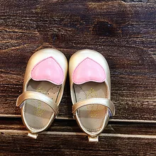 Нескользящая обувь принцессы; сезон весна-осень; детская кожаная обувь; обувь для малышей; нескользящая Мягкая подошва