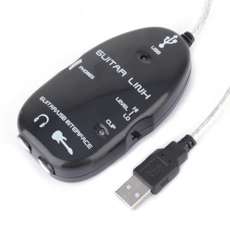 Electric Guitar to USB Interface Link Audio USB Cable