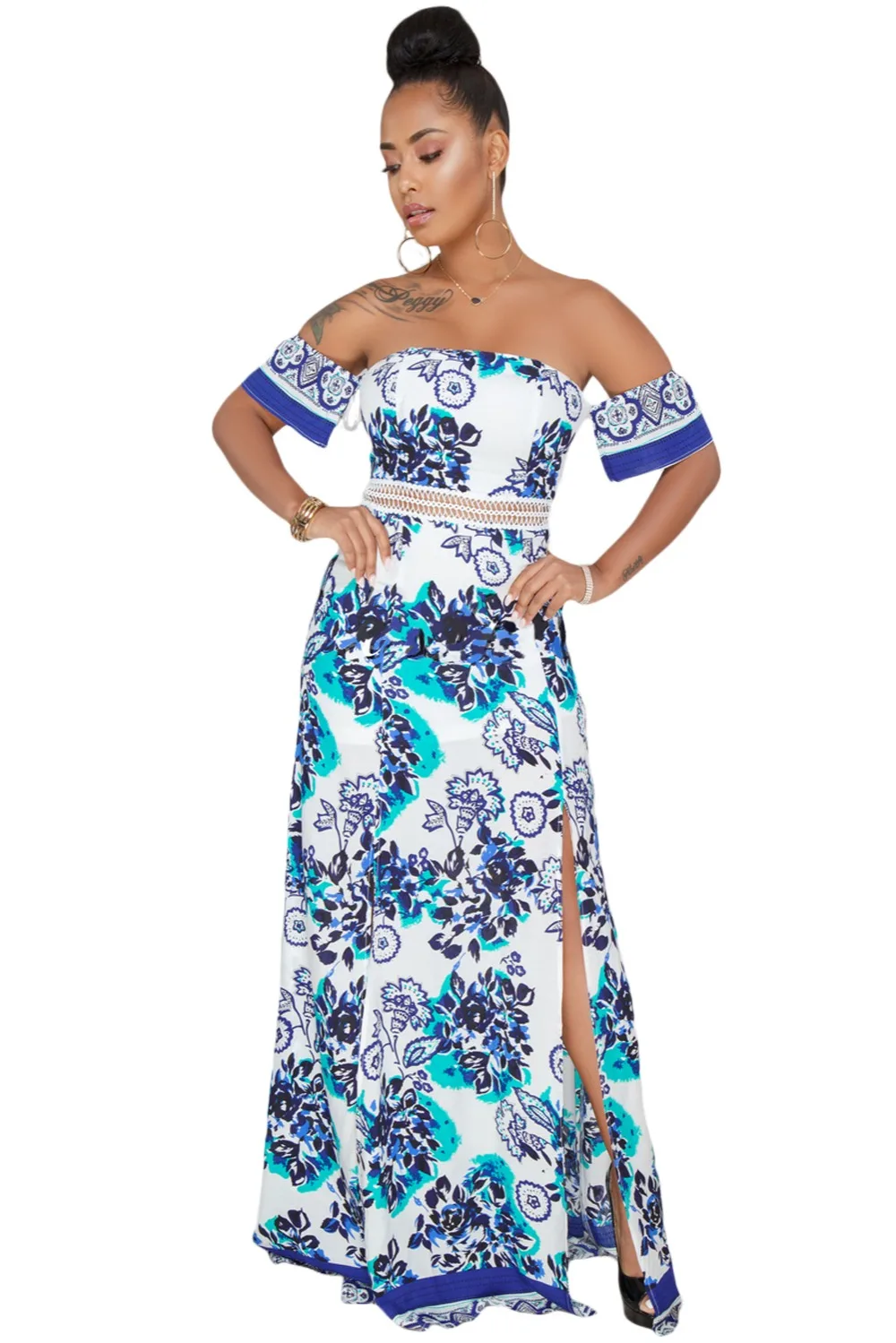 Elegant-Blue-Floral-Print-Off-Shoulder-Maxi-Dress-LC610166-1-1