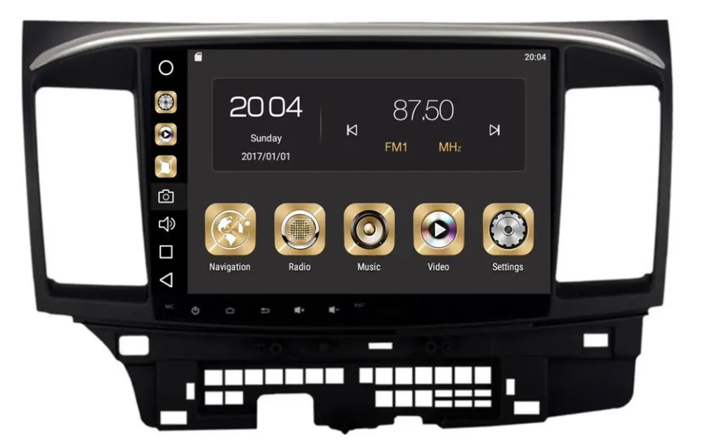 Cheap IPS 4GB Ram 8-Core 32GB Rom 10.2inch Android 9.0 Car Dvd Gps For Mitsubishi Lancer Radio Multimedia GPS NAVI 2