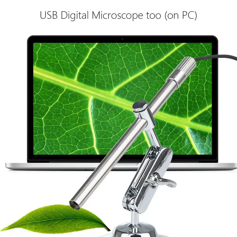 ##BUY HD 2 in 1 200x USB Microscope Video Camera Magnifier USB Endoscope Inspection Camera with Table Stand for Laptop Android Phone