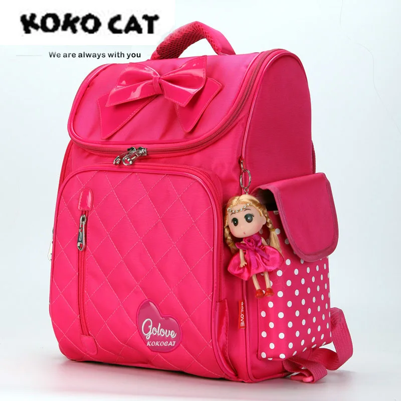 Mochila escolar KOKO para niñas mochilas ortopédicas primarias niños mochilas escolares impermeables hombro encantador para adolescentes Mochila