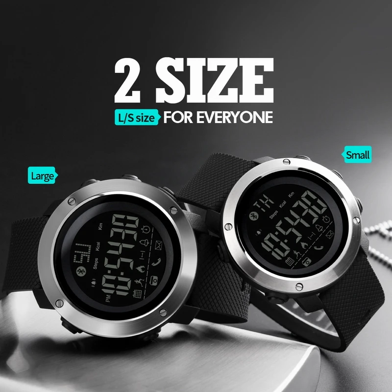 

Bluetooth Message Call Reminder Smart Watch SKMEI Men Smart Watch for Android IOS System Phone Sports Electronic Digital Watches
