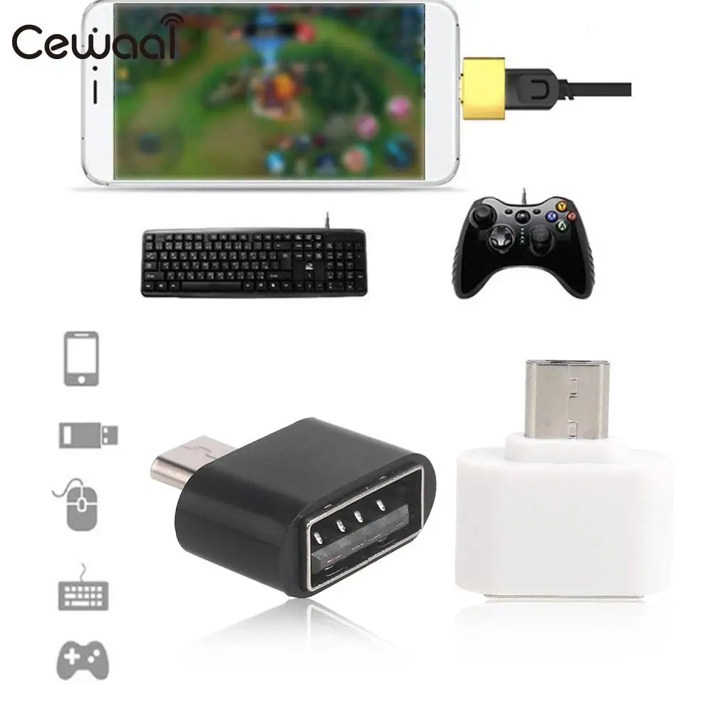 

Protable USB To USB OTG Converter Adapter Phone Data Transfer Adapter 2.0 USB_Male Micro USB