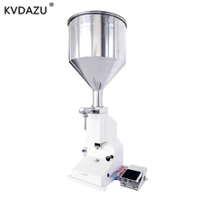 Пневматическая машина для наполнения крема, пищевая паста, Дозирующее жидкое упаковочное оборудование, мед, молоко, шампунь, косметика, наполнитель 5-50 мл