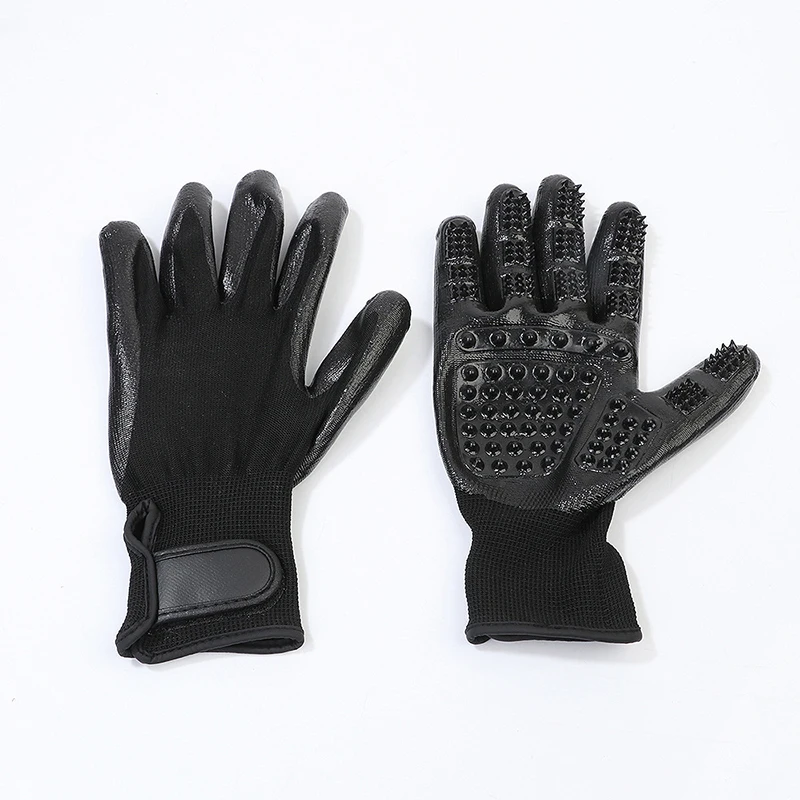 1 Pair Silicone Pet Grooming Glove Dog Cat Hair Cleaning Brush Shower Comb Dog Bath Deshedding Pet Massage Glove Dog Accessories15
