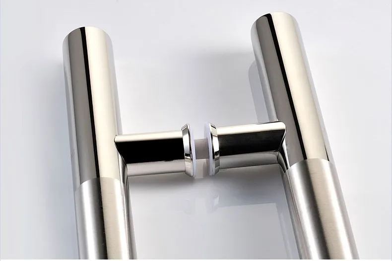 Us 50 89 25 Off 800mm Long 600mm Pitch Upscale Polishing And Wire Drawing Process 100 304 Stainless Steel Tubing Pull Door Handle Door Knob In