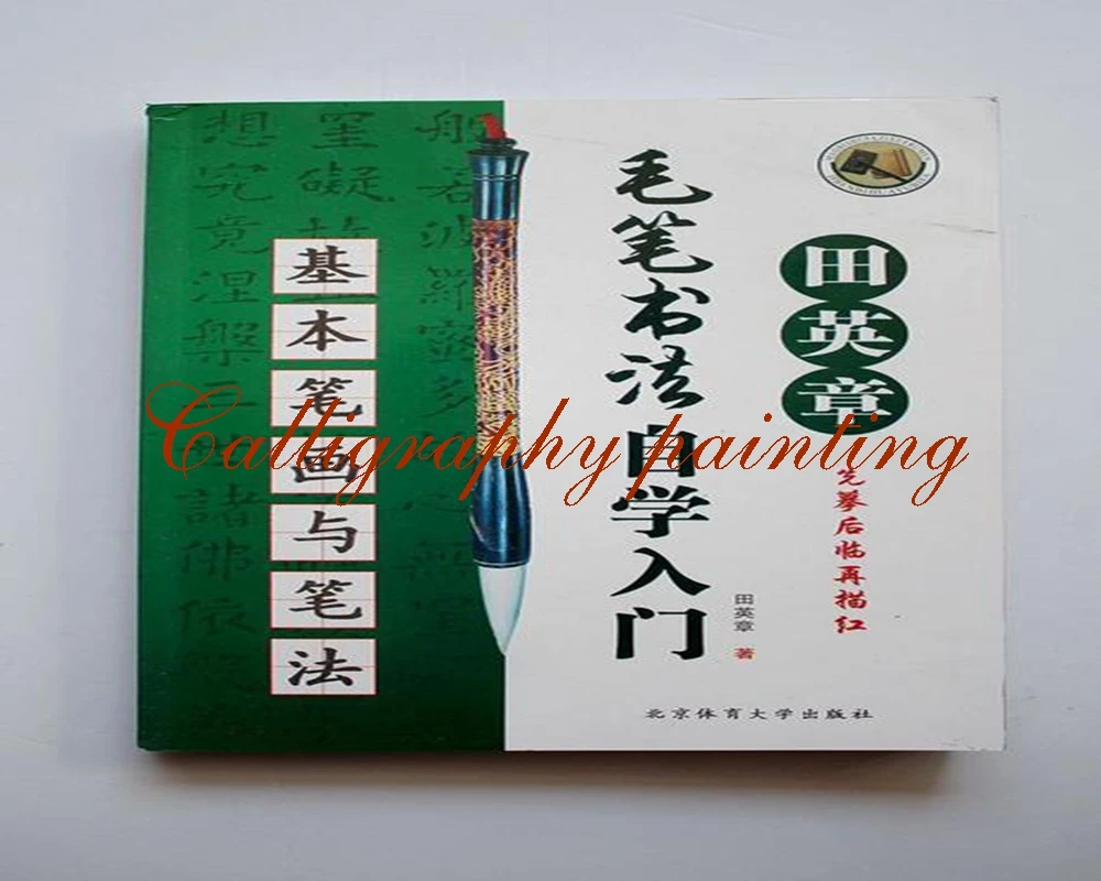 

1pc TianYingZhang Chinese Calligraphy Writting Brush Ink Study Regular Script Book