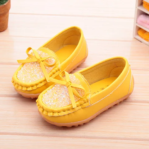Детская кожаная обувь весна брендовая модная кожаная обувь со стразами для мальчиков и девочек весна-осень кожаная обувь для детей