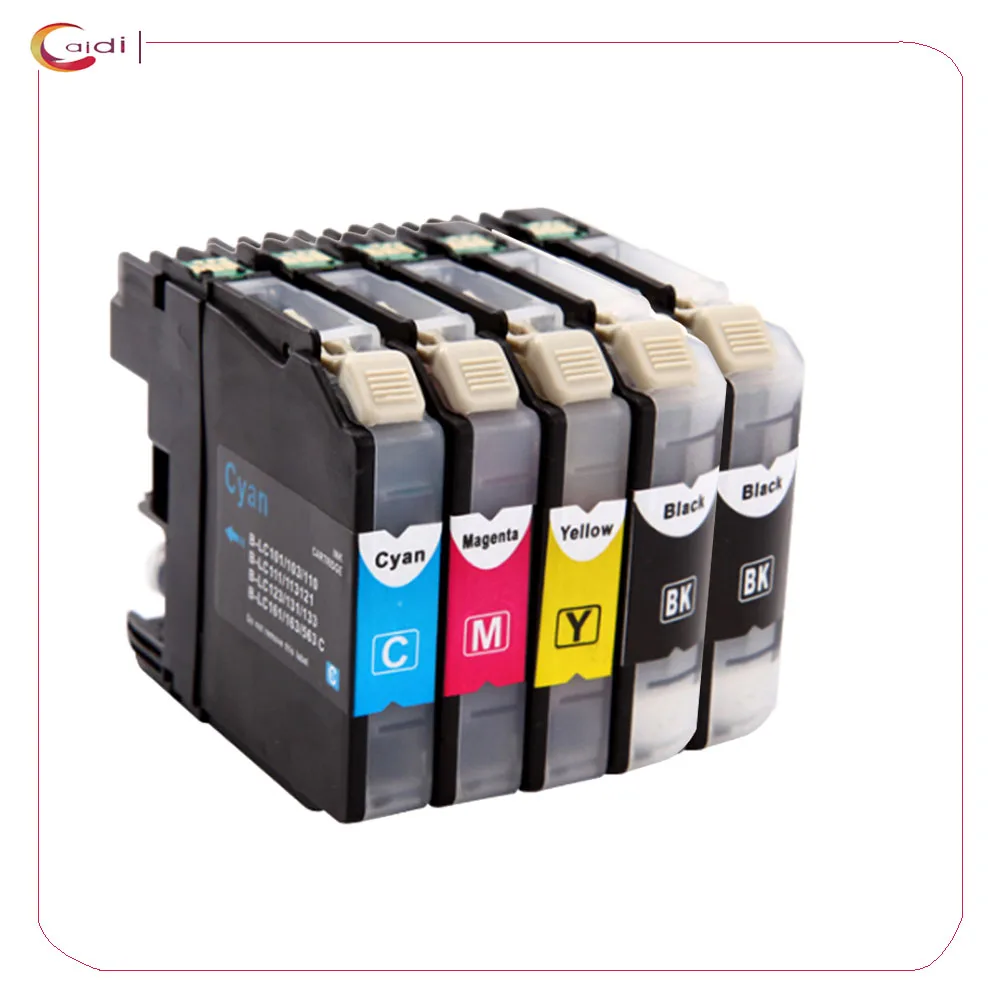 canon cartridge 5Pack Compatible Ink Cartridge Replacement for Brother LC-103 LC 103XL LC103XL LC-103XL LC101XL Fits MFC-J870DW, MFC-J470DW ink tank printer