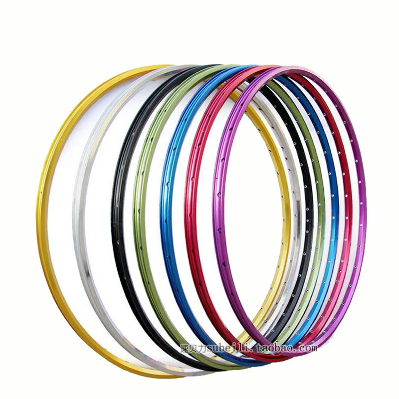 Buy 700C bike anode plating 15 mm Rim 32 holes, fixed gear bike Rim Aluminum