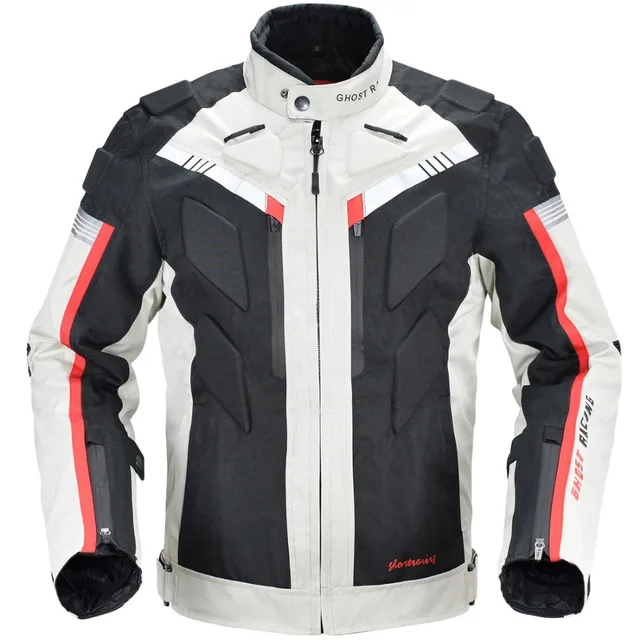 four season cotton knight clothing cycing biker jacket motorcycle road jacket off-road motorbike racing suit have protection 2