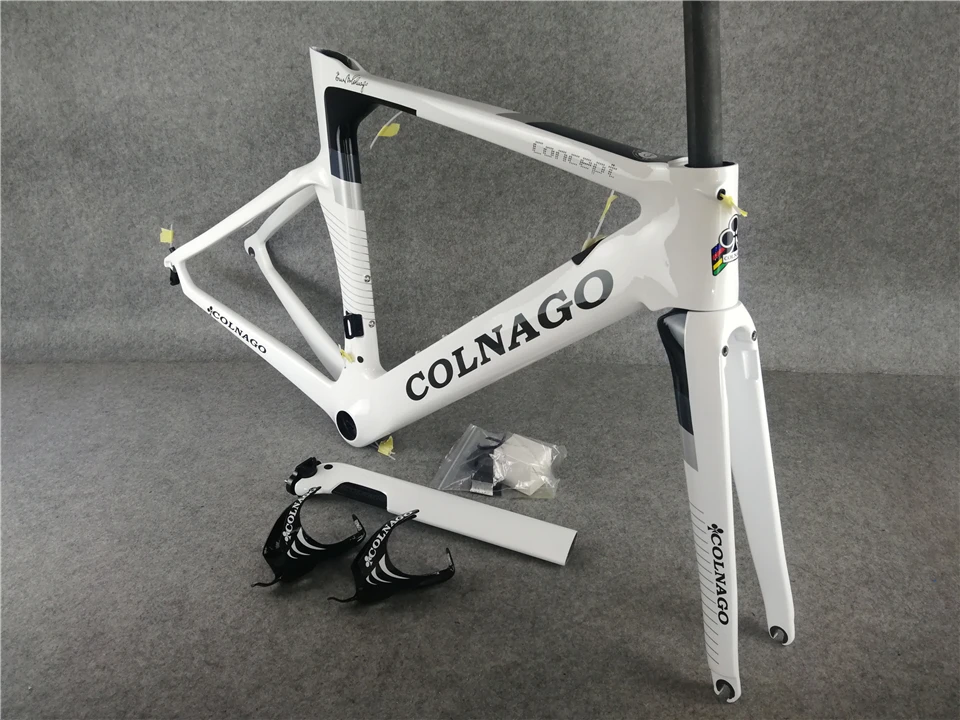 Sale Colnago Carbon Road Frame White Concept Bike Frameset carbon road Road racing bicycle frame 2 Sale Colnago Carbon Road Frame White Concept Bike Frameset carbon road Road racing bicycle frame 2