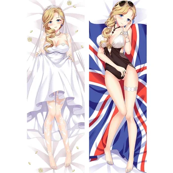 

Hood anime dakimakura pillow case Warship Girls hug pillowcase