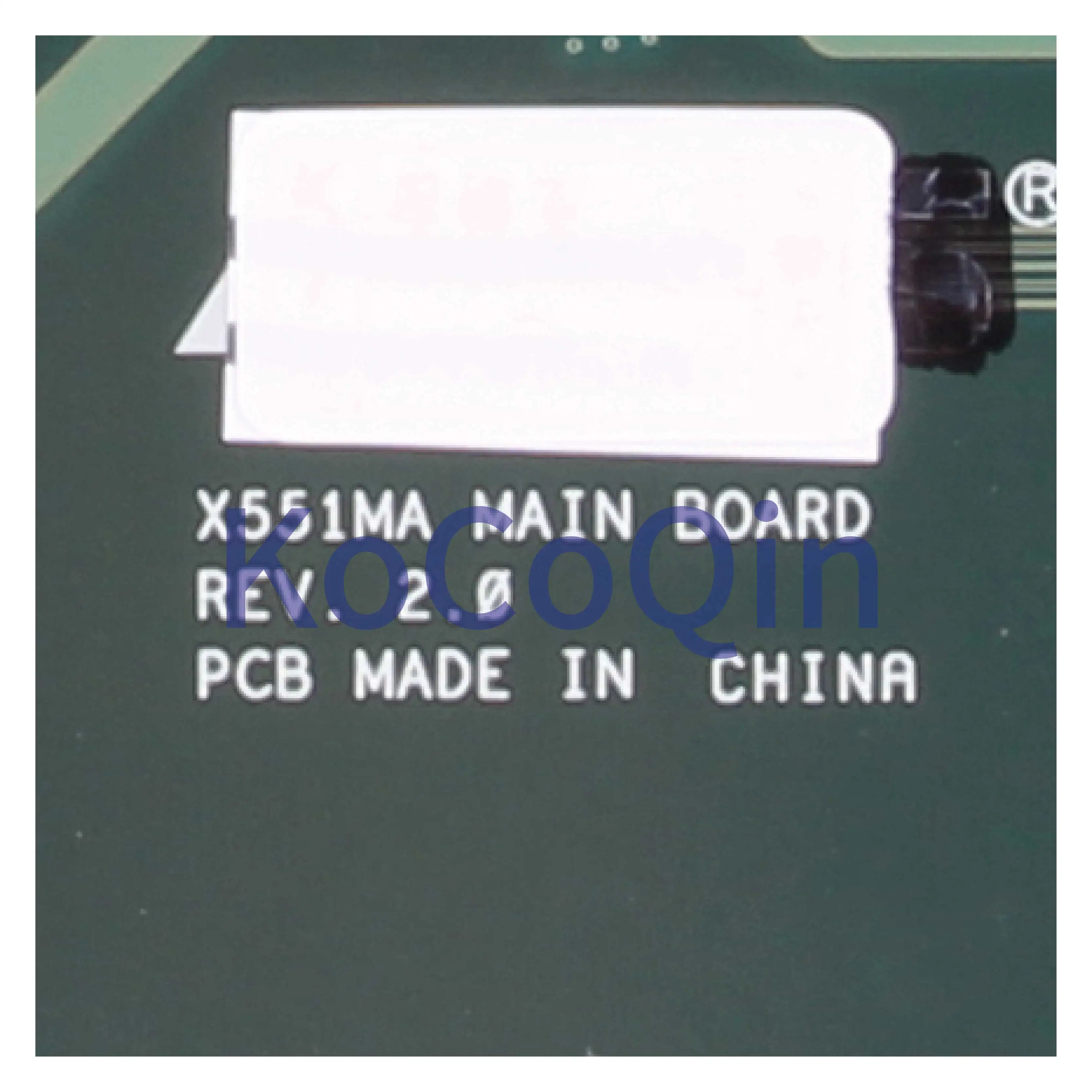 Placa-mãe Portátil para Asus X551ma Notebook Mainboard Rev.2.0 Sr1yjs D550m F551m X551ma N2820 N2830 - Imagem 4