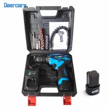 16 8v Cordless Drill DIY Electrical Drill Lithium Screwdriver Electrical Drilling Tool Two Battery Drill Bit