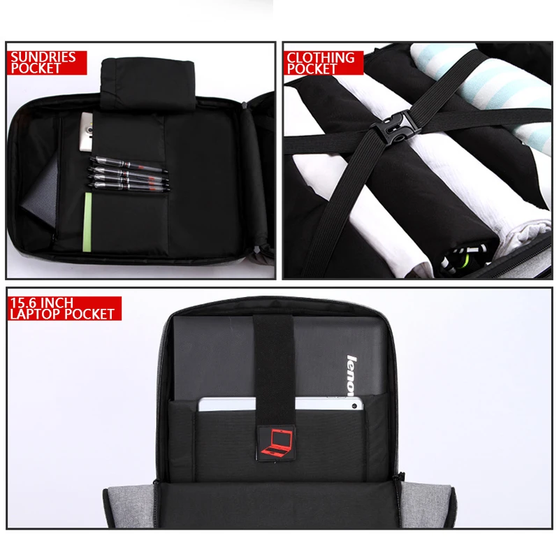 Mens Casual USB Charging Work Backpack Large Space Short Trip Male Waterproof Travel Luggage Bags 15.6 inch Laptop Back Pack Mens Casual USB Charging Work Backpack Large Space Short Trip Male Waterproof Travel Luggage Bags 15.6 inch Laptop Back Pack
