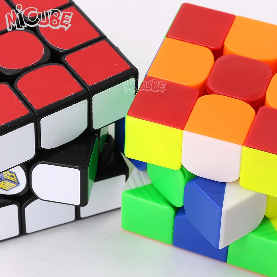 Yuxin Little Magic 3x3x3 магические кубики 3x3 скоростной кубик черный/Stickerless Puzzle Cubo Magico 3*3 игрушки для детей 3x3 Zhisheng