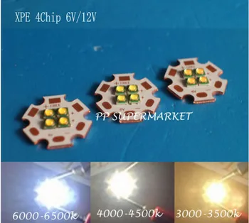 

Cree XPE 4Chip 6V/12V LED Emitter instead of MCE XML LED with 20MM Cooper PCB