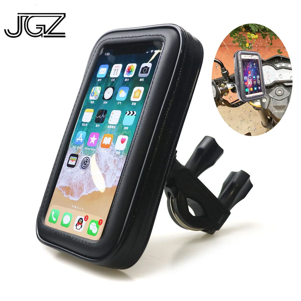 Universal Motorcycle Bicycle Mobile Phone Holder Telephone Stand Bag Waterproof Case For iPhone Xs 8Plus S9 GPS BMW KTM Ducati Universal Motorcycle Bicycle Mobile Phone Holder Telephone Stand Bag Waterproof Case For iPhone Xs 8Plus S9 GPS BMW KTM Ducati