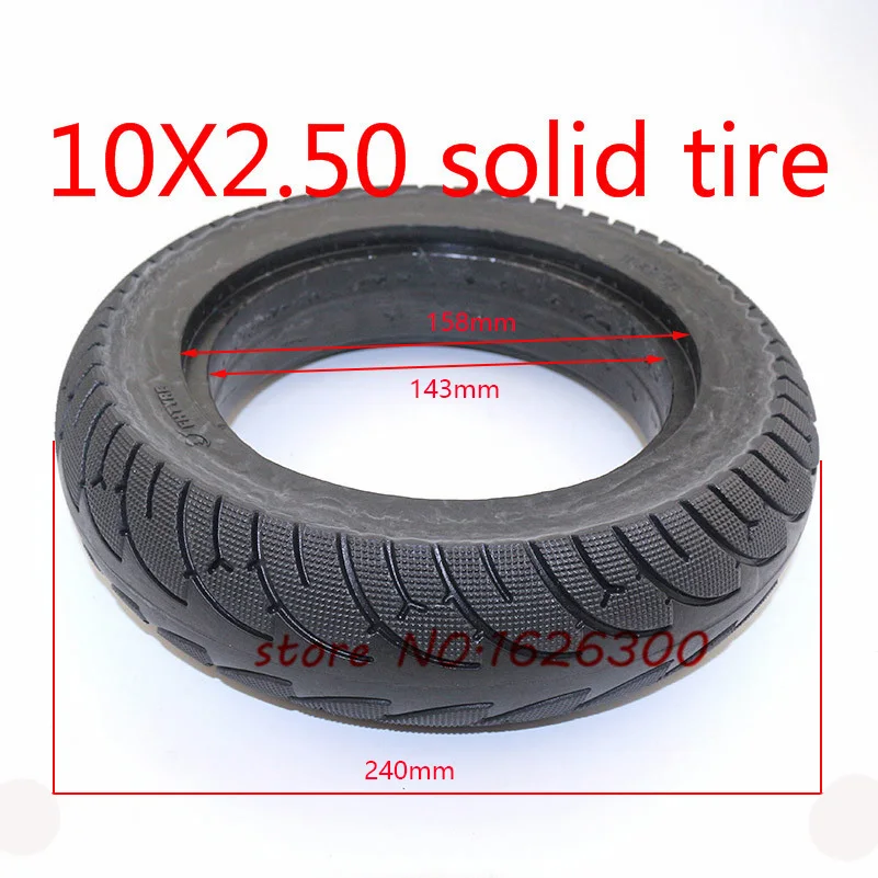 Размер 10 дюймов твердая шина tyre10x2.50 подходит для электрического скутера