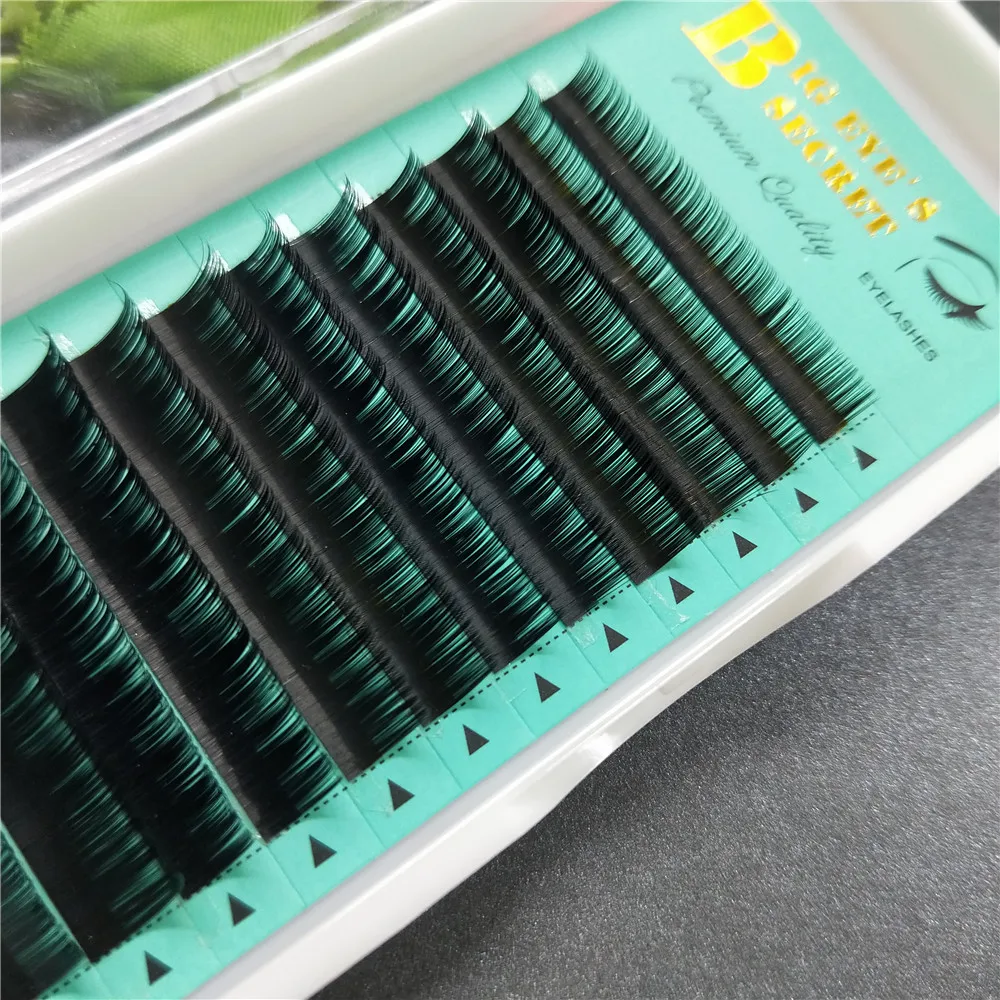 High quality free shipping false eye lash 0.07 silk lashes eyelash extension L curl individual eyelashes