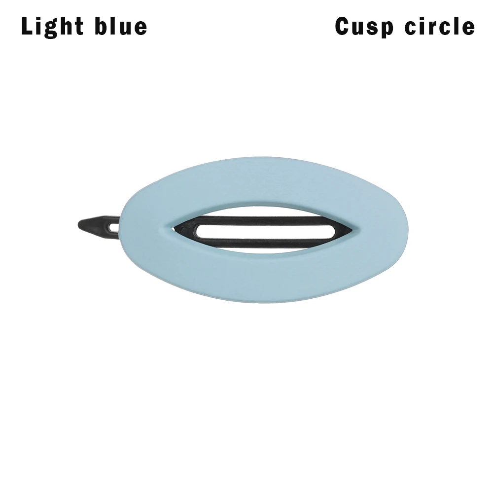 Новинка! 13 видов стилей, корейская мода, однотонный цвет, скраб, резина, заколки для волос, геометрические, полый, овальная, волнистая форма, шпильки, аксессуары для волос - Цвет: 10