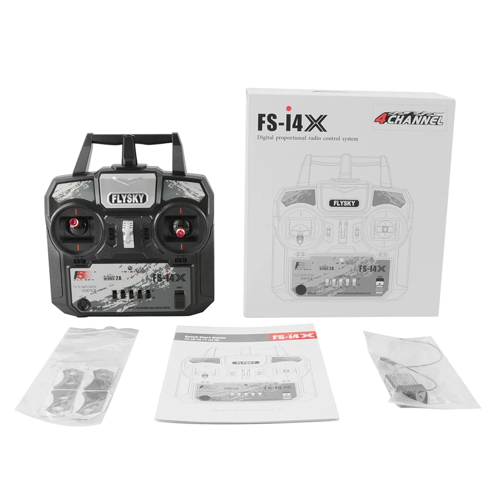 

Flysky FS-i4X 2.4G 4ch RC Transmitter Controller with FS-A6 Receiver For RC Helicopter Plane Quadcopter Glider