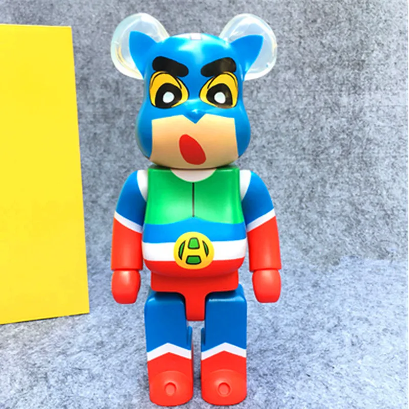 

High Quality 11inch 400% bearbrick Crayon be@rbrick medicom toy PVC Action Figure Collectible Model 28cm