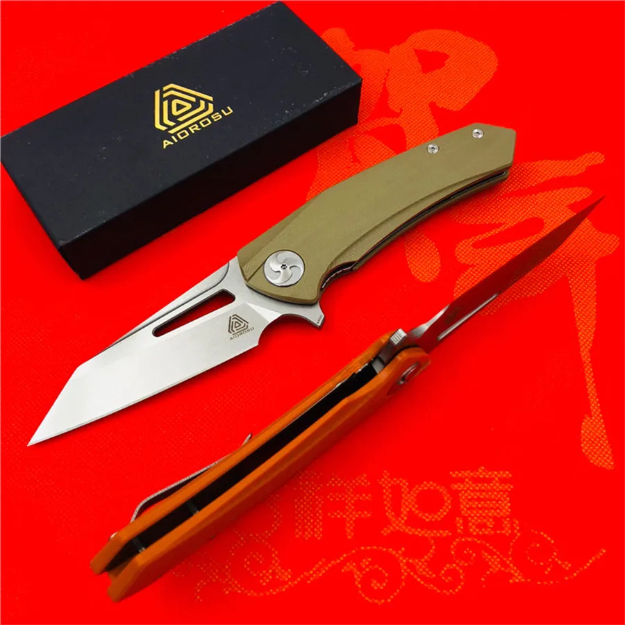 MAXACE original AIOROSU Fengshen series tornado 440C steel blade G10 handle outdoor camping tool