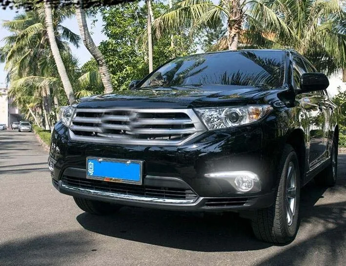 

Chrome LED daytime running light DRL for Toyota Highlander Kluger 2011 2012 2013