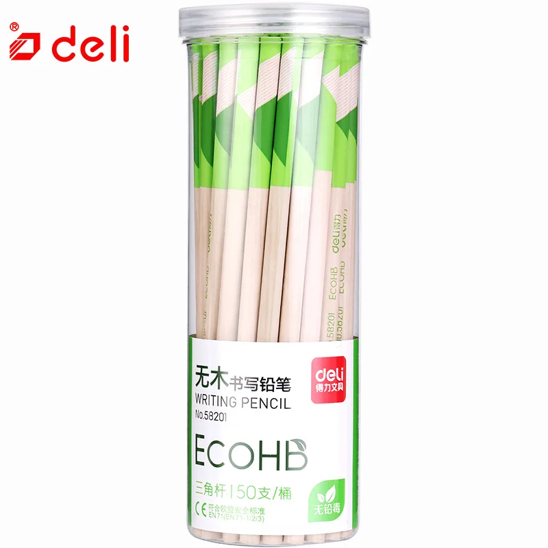 Deli 50 шт./компл. высокое качество милый детский деревянный карандаш Канцтовары для