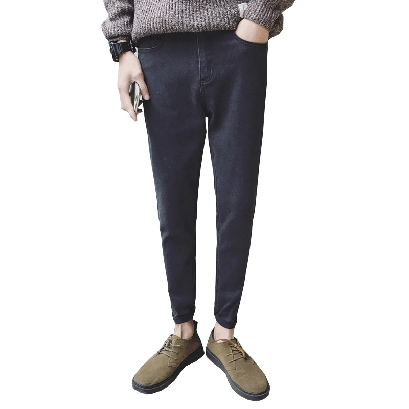 Fashion Ankle Length Pants Mens jeans Slim Straight Gary Casual Jeans