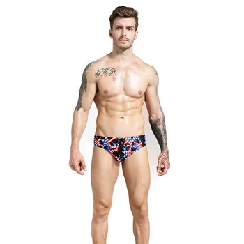 

NEW Men's American Flag Printed Beach Briefs Shorts,Men's Briefs Shorts,Men Underwear,Summer Fashion Board Shorts