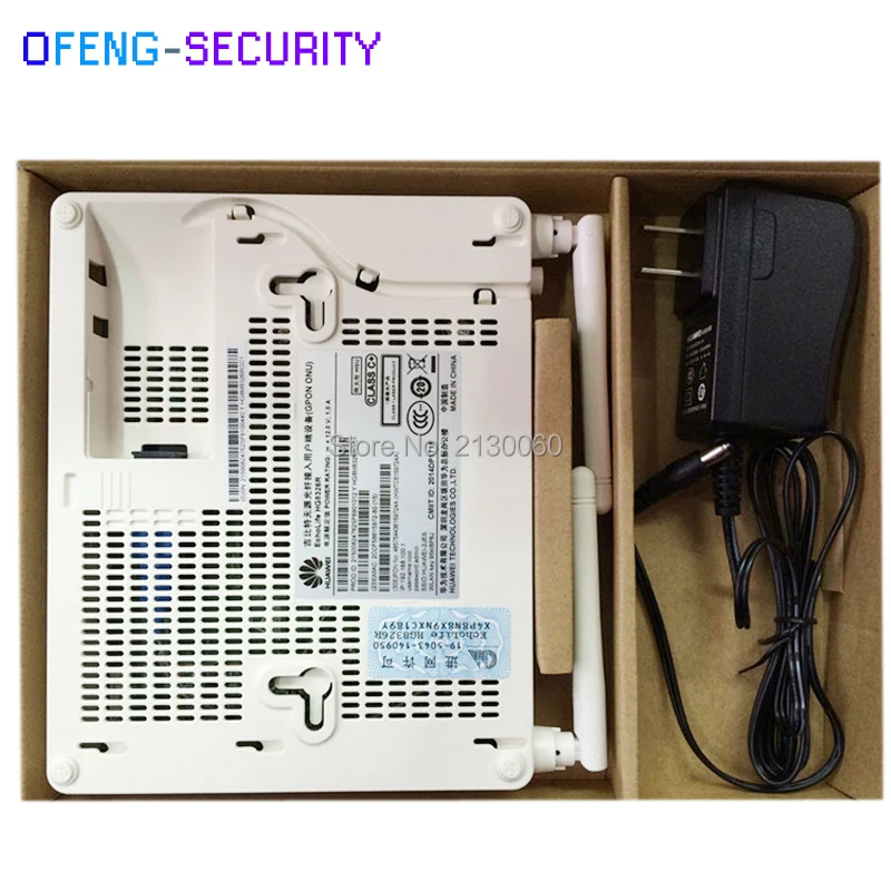 Original HW HG8326R GPON ONU with external antennas, class C+, English version, 2LAN+ 1 POTS+ wifi 44 - 
