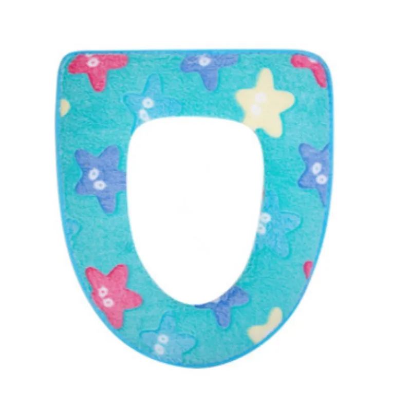 Мягкий удобный чехол для унитаза с рисунком морской звезды|toilet seat cover|toilet cover