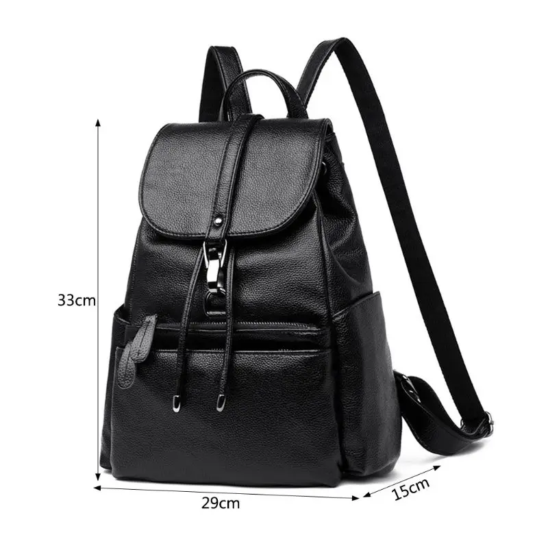 

Women Fashion Backpack Travel PU Leather Rucksack Shoulder School Bag Bookbag New