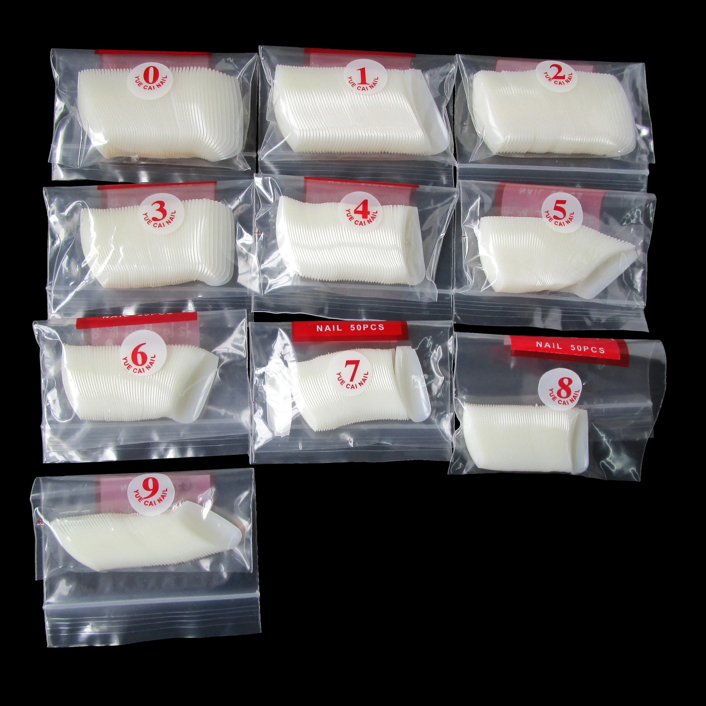 500 шт. накладные ногти для французского маникюра|Накладные ногти| |