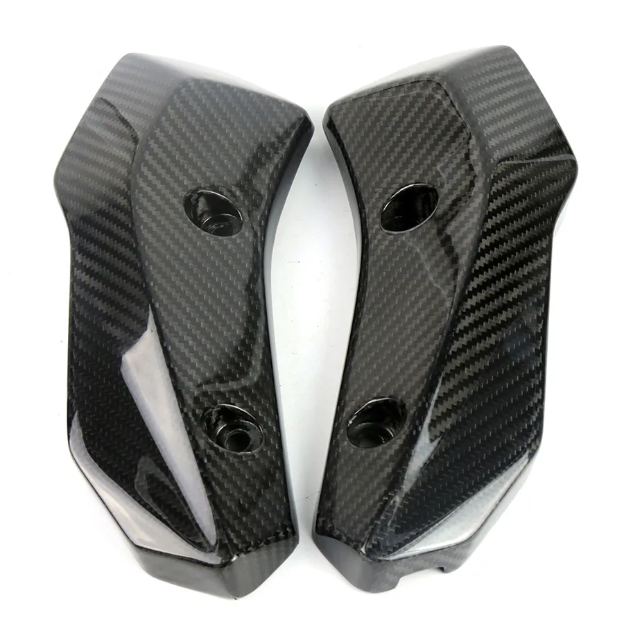 

2 pcs Motorcycle Carbon Fiber Radiator Grille Side Protection Cover Accessories For Yamaha MT07 FZ07 2013 2014 To 2017