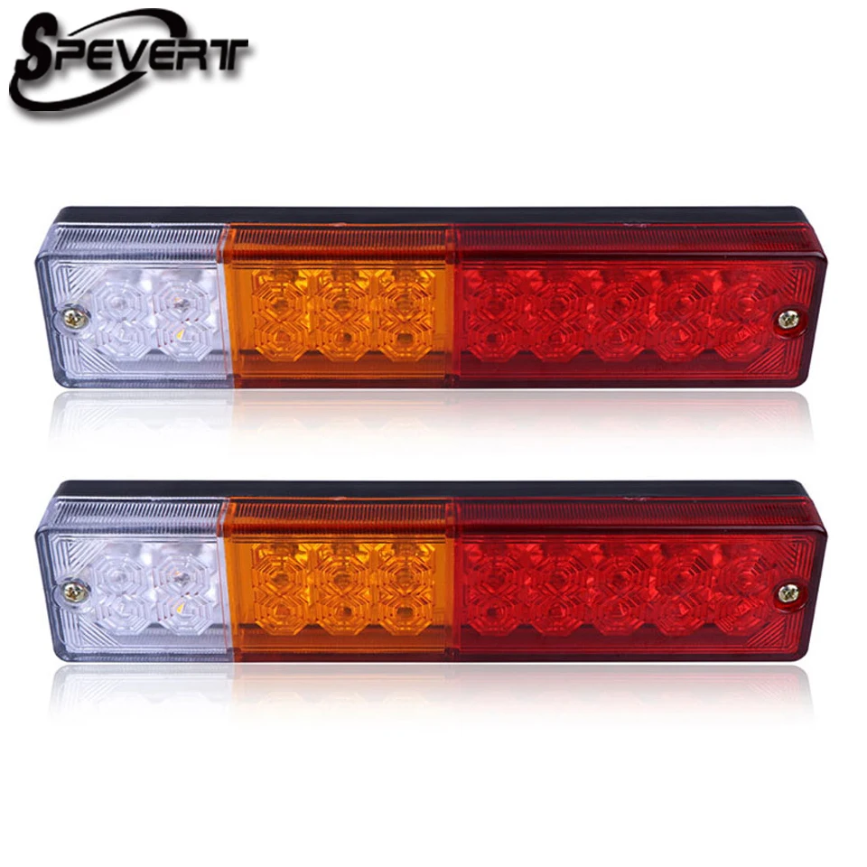 Светодиодный стоп сигнал SPEVERT 2x20 задний 12 В для лодок квадроциклов грузовиков|truck
