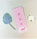 Розовый конверт для приглашений 17,5 см* 8,5 см корейский креативный кружевной романтичный Размер любви, бумага в цветочках канцелярские принадлежности для рекламы - Цвет: Pink grid