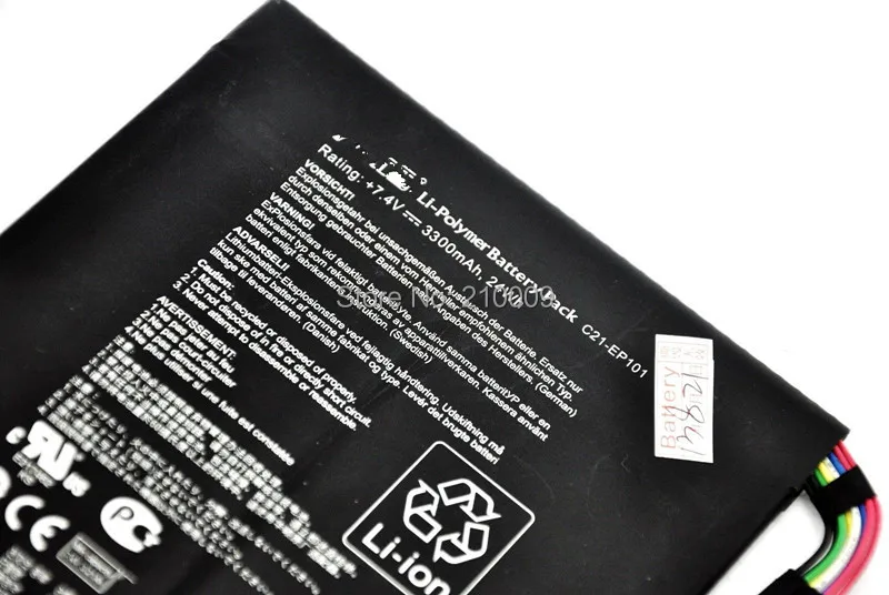  Original Laptop Batteries for C21-EP101 TR101 TF101 Batteries 7.4v 3300mAh 24wh