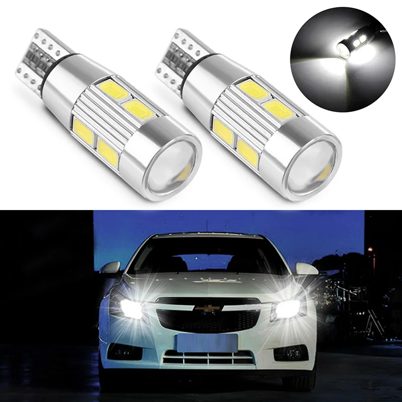 2 шт. стайлинга автомобилей авто светодиодный T10 Canbus 194 W5W 10 SMD 5630 Светодиодный