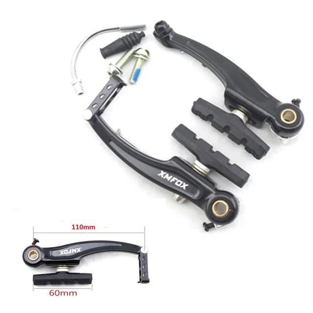 

XMFOX High Quality Mountain MTB BMX Bicycle Bike Cruiser Linear Pull V Brake Caliper Set With Brake Pads