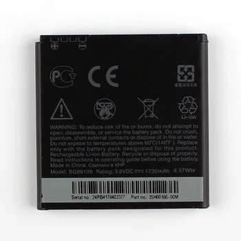 

High Capacity BG86100 Battery For HTC G17 C110E EVO 3D X515m X515d G18 Sensation XE Z715e 1730mAh