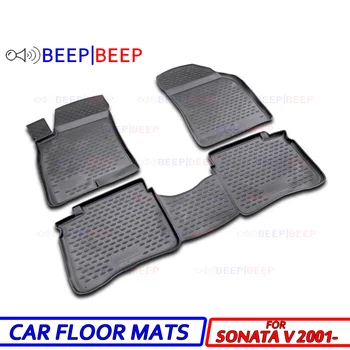 

For Hyundai Sonata V 2001- car floor mats protection carpets auto floor dustproof skidproof car styling interior decoration