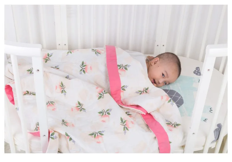 110X120 см для новорожденных детей 0-1 лет, детское Хлопковое одеяло, муслиновое Марлевое полотенце для осени и зимы