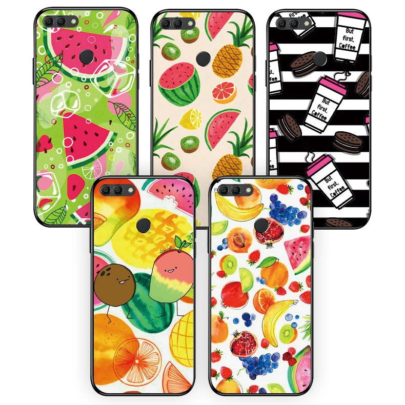 

For HUAWEI Enjoy8 plus Fruits Phone case For HUAWEI Y9 2018 Silicone soft phone case back cover For HUAWEI Enjoy8 plus Y9 2018