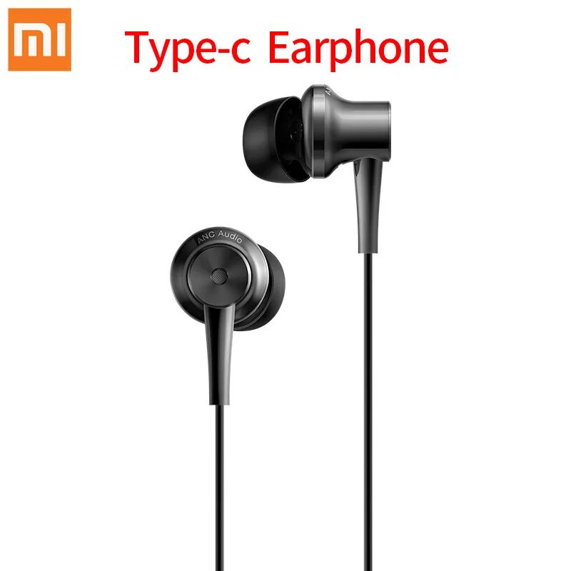 

Xiaomi ANC Earphone Type-C Version Active Noise Cancelling Hybrid HD In-Ear Earphone Earset for MI6 MI5 MI5S In Stock